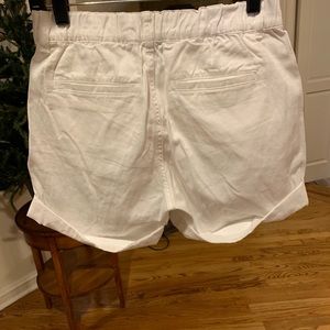 White and Gold JCrew shorts! Worn once !